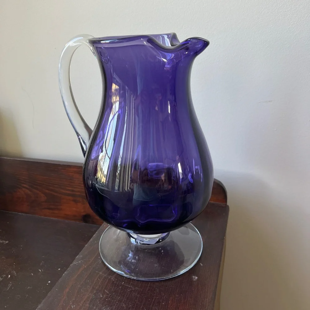 Purple Polish Vase Pitcher